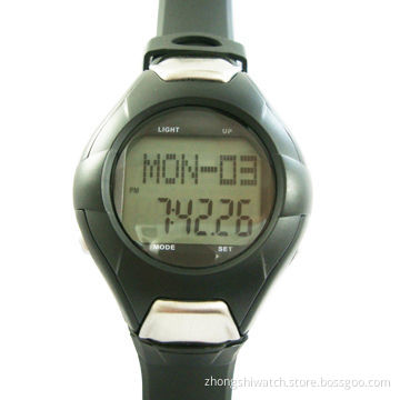 Sports Watch with Pedometer Function, Calorie/Heart/Pulse Rate Monitor